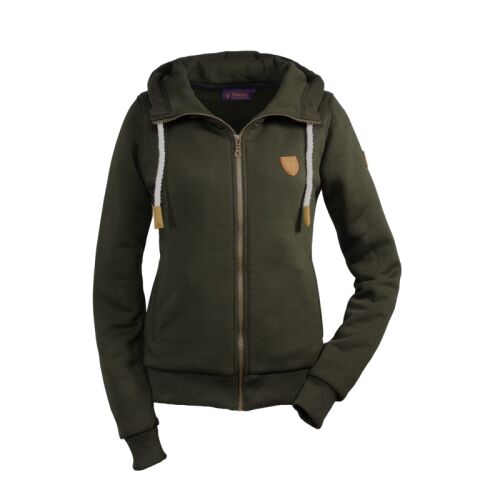 Hubertus Damen Hoodie-Jacke Oliv 4XL