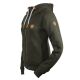 Hubertus Damen Hoodie-Jacke Oliv 4XL