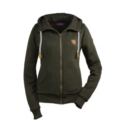 Hubertus Damen Hoodie-Jacke Oliv 6XL