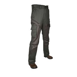Hubertus Herren Wachs-Jagdhose Oliv 26