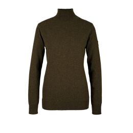 Hubertus Damen Strickpullover "Christine" Oliv/Braun 50