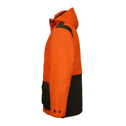 Hubertus Herren Jagdjacke &quot;Dog Keeper&quot; 3-in-1 Oliv/Orange 52