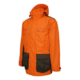 Hubertus Herren Jagdjacke &quot;Dog Keeper&quot; 3-in-1 Oliv/Orange 52