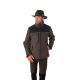 Hubertus Herren Fleecejacke Blouson "Windblocker" Oliv/Braun 3XL