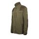 Hubertus Herren Fleecejacke mit Besätzen Oliv/Braun 8XL