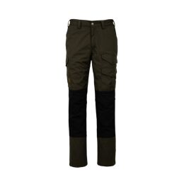 Hubertus Herren Thermo-Hose &quot;OS1200&quot; mit Besatz  Oliv/Braun 29