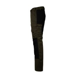 Hubertus Herren Thermo-Hose &quot;OS1200&quot; mit Besatz  Oliv/Braun 29