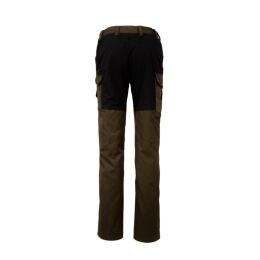 Hubertus Damen Outdoor-Hose &quot; OS1200&quot; mit Besatz Oliv/Braun 42