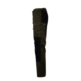 Hubertus Damen Outdoor-Hose &quot; OS1200&quot; mit Besatz Oliv/Braun 54