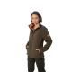 Hubertus Damen Wende-Fleecejacke "Pirsch" Oliv/Orange L