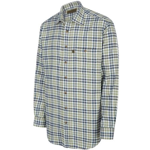 Rascher Herren Hemd Vollzwirn- Flanell Kent-Kragen 47