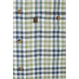 Rascher Herren Hemd Vollzwirn- Flanell Kent-Kragen 47
