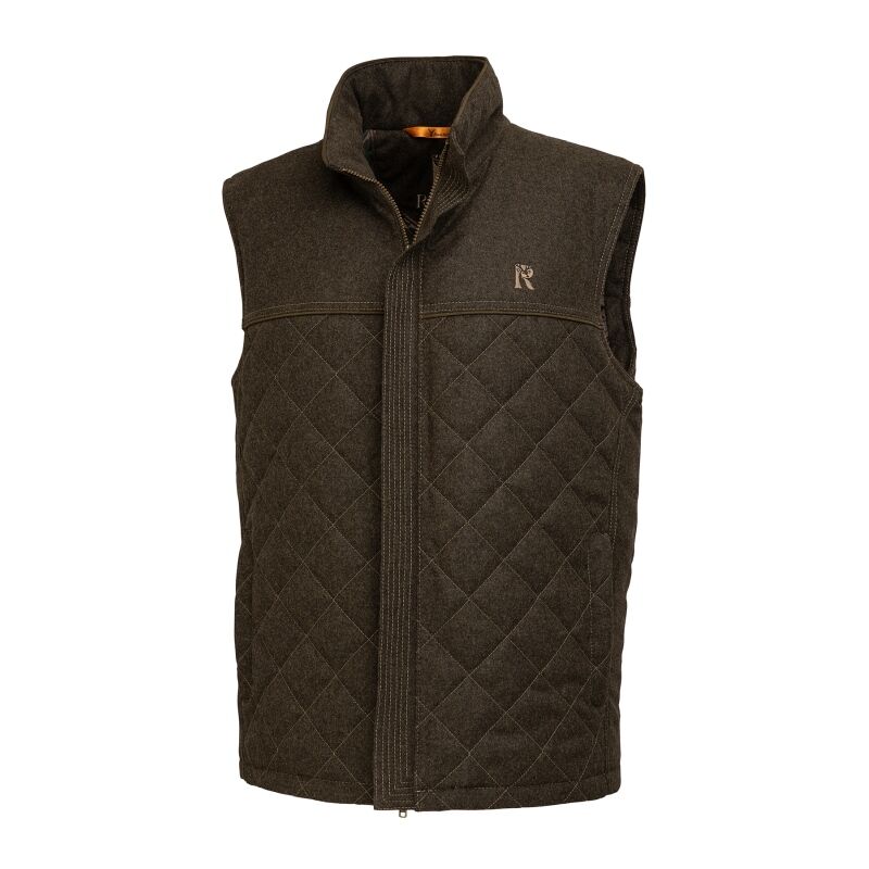 Rascher Herren Steppweste Ludwig Oliv- Grau 52