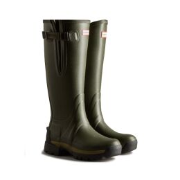 Hunter Boots Damen Jagd Stiefel Balmoral Neo Lined Dark Olive 42