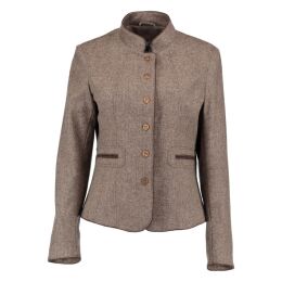 Gipfelst&uuml;rmer Damen Jacke Kurz Tailliert Mittelbeige 40