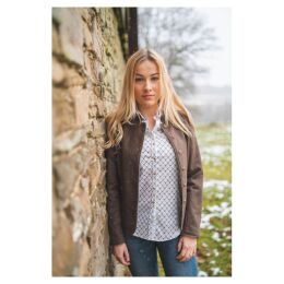 Gipfelst&uuml;rmer Damen Jacke Kurz Tailliert Mittelbeige 40