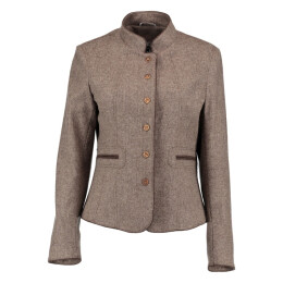 Gipfelst&uuml;rmer Damen Jacke Kurz Tailliert Mittelbeige 42