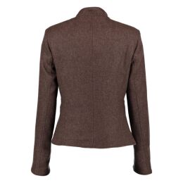 Gipfelst&uuml;rmer Damen Jacke Kurz Tailliert Dunkelbraun 40