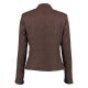 Gipfelstürmer Damen Jacke Kurz Tailliert Dunkelbraun 40