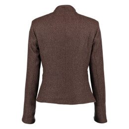 Gipfelst&uuml;rmer Damen Jacke Kurz Tailliert Dunkelbraun 50