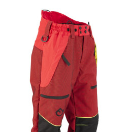 Farm-Land Herren Sauenschutzhose Mulligan Protect Kurzgr&ouml;&szlig;e Rot 25/26