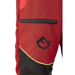 Farm-Land Herren Sauenschutzhose Mulligan Protect Kurzgr&ouml;&szlig;e Rot 25/26
