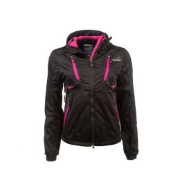 Arrak Damen Softshelljacke Akka Schwarz/Pink XXL