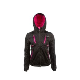 Arrak Damen Softshelljacke Akka Schwarz/Pink XXL