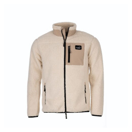 Arrak Herren Fleecejacke Sherpa Wei&szlig; XXL