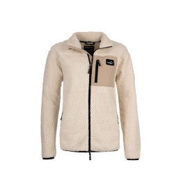 Arrak Damen Fleecejacke Sherpa Wei&szlig; XXL