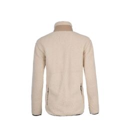 Arrak Damen Fleecejacke Sherpa Wei&szlig; 3XL
