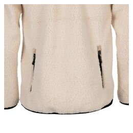 Arrak Damen Fleecejacke Sherpa Wei&szlig; 3XL