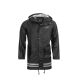 Arrak Unisex Regenmantel Schwarz XL