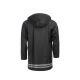 Arrak Unisex Regenmantel Schwarz XL