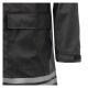 Arrak Unisex Regenmantel Schwarz XL
