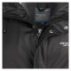 Arrak Unisex Regenmantel Schwarz XL