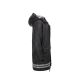 Arrak Unisex Regenmantel Schwarz 3XL