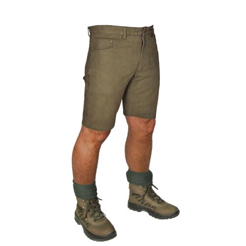 Hubertus kurze Leder Jagdhose