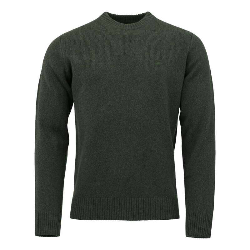 Laksen Herren Strickpullover Kensington Round Neck Loden M/50