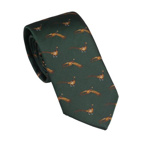 Laksen Herren Krawatte Fasan British Racing Green