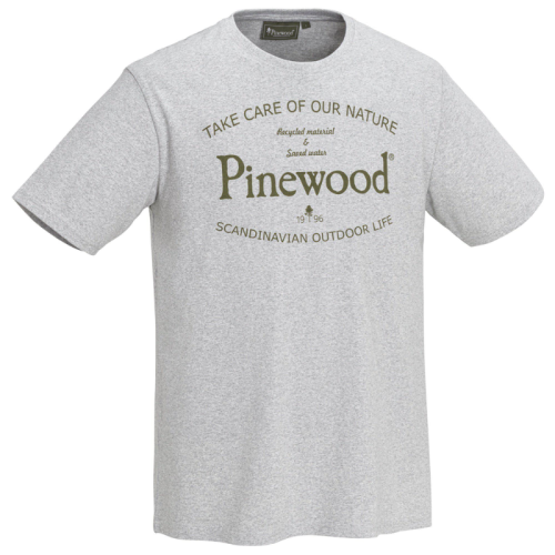 Pinewood Save Water Damen T-Shirt L.Grey Melange