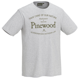 Pinewood Save Water Damen T-Shirt L.Grey Melange