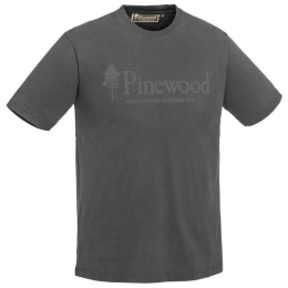 Pinewood Herren T-Shirt Outdoor Life Anthracite