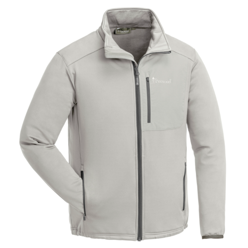 Pinewood Herren Brenton Powerfleece Jacke Concrete Grey