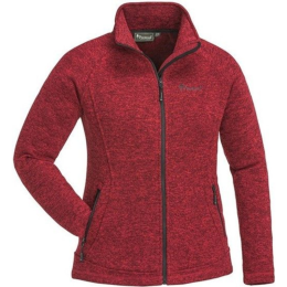 Pinewood Gabriella Damen Strick Fleecejacke D.Tomato Melange