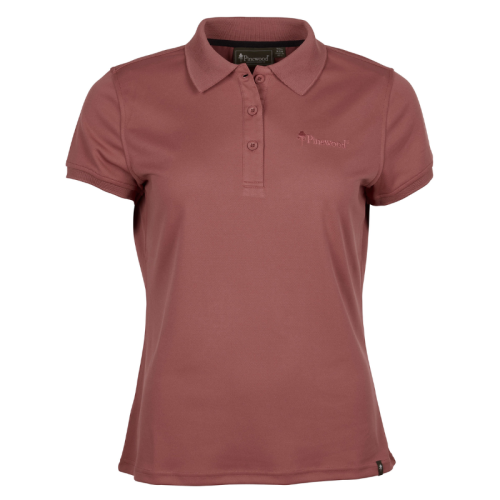 Pinewood Damen Polohirt Ramsey Marron Rose