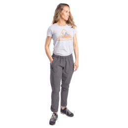 Pinewood Damen Hose Everyday Travel Ancle Ash Grey