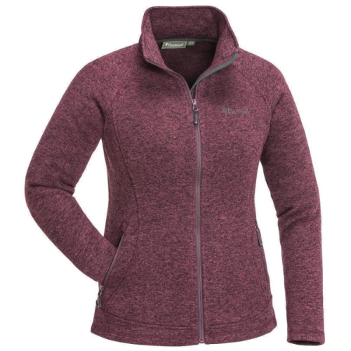 Pinewood Damen Fleecejacke Gabriella plum melange