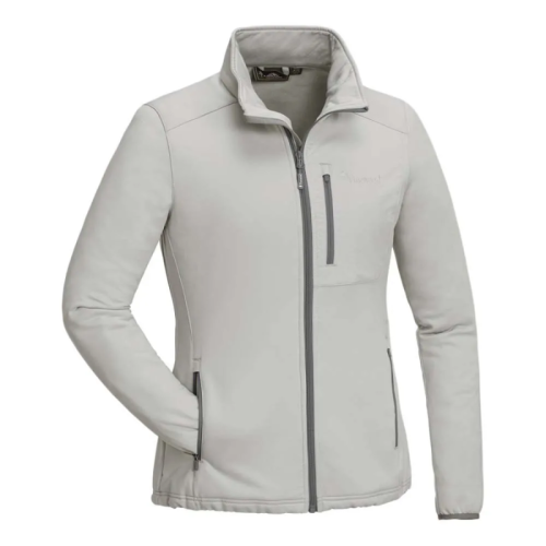 Pinewood Brenton Damen Powerfleece Jacke Concrete Grey