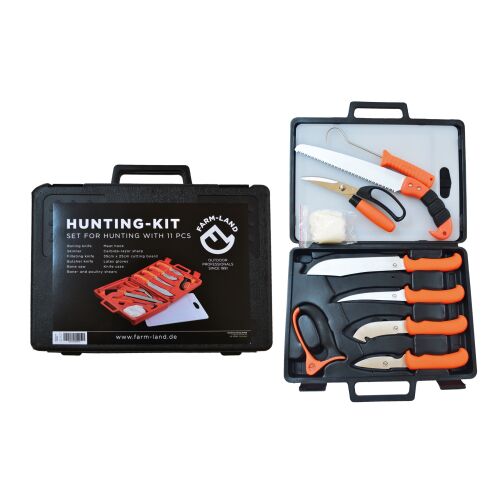 Farm-Land Hunting-Kit Messerset 11 tlg.